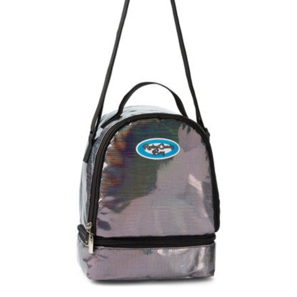 Black Lunch Bag W/ Stickers